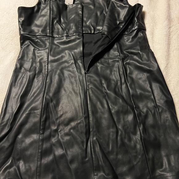 Black Leather Dress - Picture 7 of 7